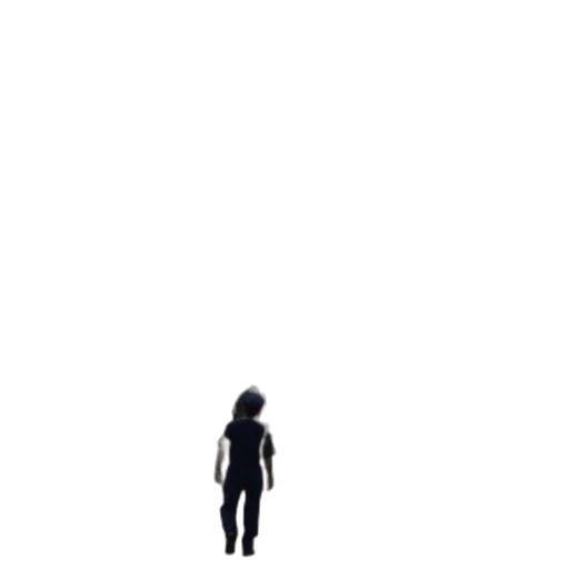 robot, dress, staff, creature transparent PNG cut-out