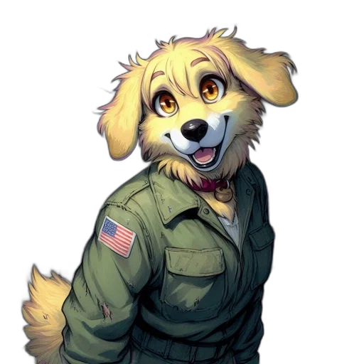 jacket, staff, animal, pixel art transparent PNG cut-out