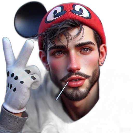 face, mask, hat, weapon transparent PNG cut-out