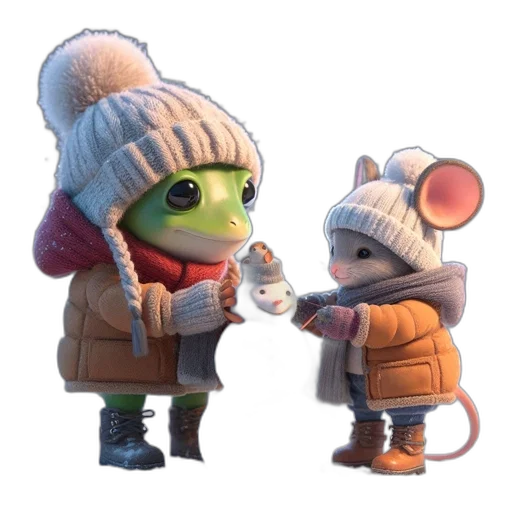 hat, jacket, concept art, 3d render transparent PNG cut-out