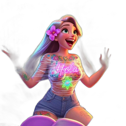dress, robot, jewelry, hair transparent PNG cut-out