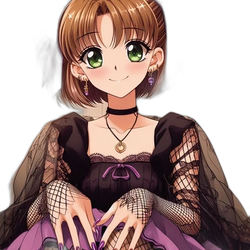 dress, jewelry, crown, face transparent PNG cut-out