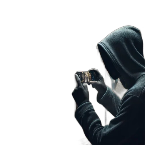 mask, weapon, jacket, jewelry transparent PNG cut-out