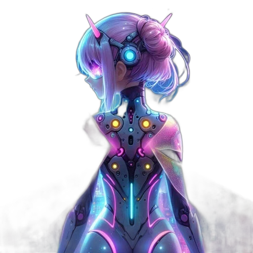 robot, dress, creature, concept art transparent PNG cut-out