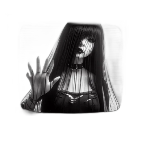 mask, hair, face, dress transparent PNG cut-out