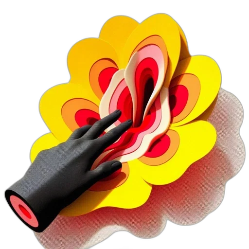 flower, staff, umbrella, weapon transparent PNG cut-out