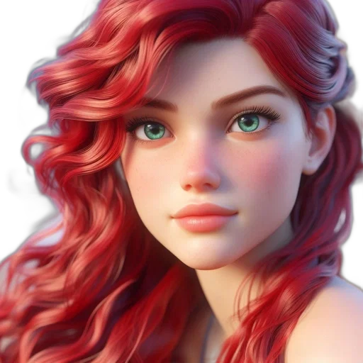 face, crown, hair, jewelry transparent PNG cut-out