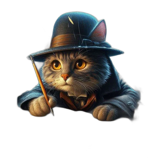hat, staff, animal, weapon transparent PNG cut-out
