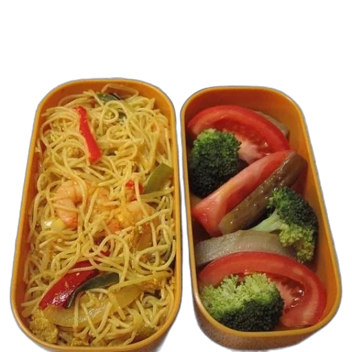food, 3d render, photorealistic, bento transparent PNG cut-out