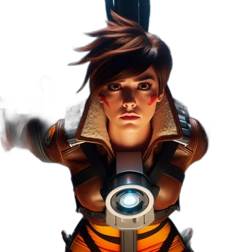 face, robot, staff, weapon transparent PNG cut-out