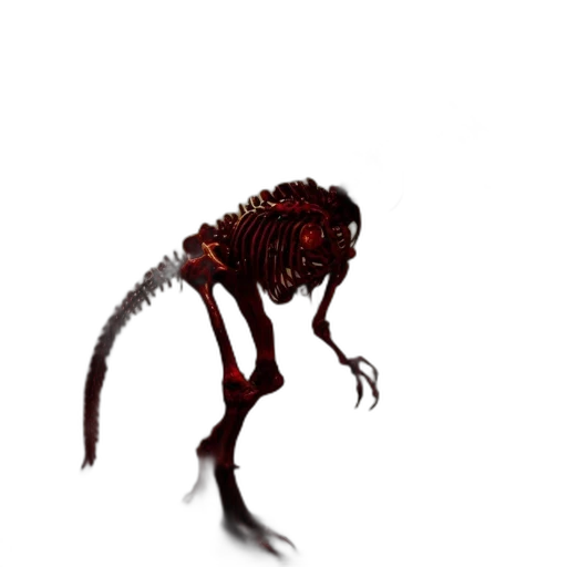 creature, animal, dragon, staff transparent PNG cut-out