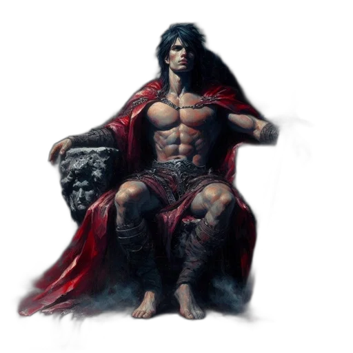 fantasy art, concept art, comic book art, photorealistic transparent PNG cut-out