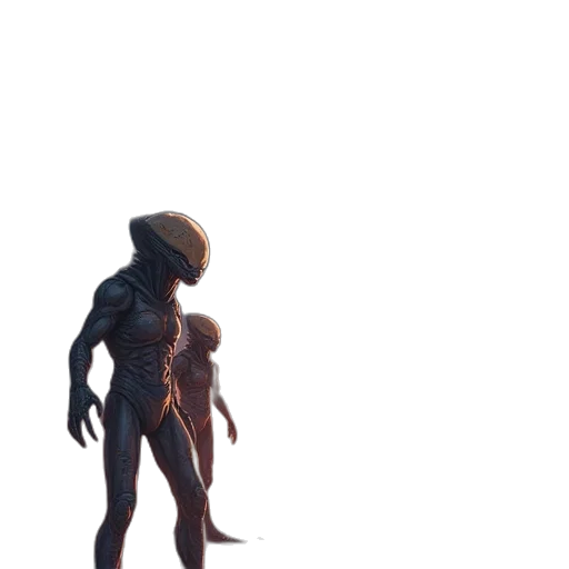 creature, robot, animal, staff transparent PNG cut-out