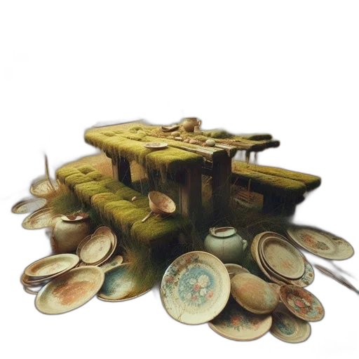 furniture, jewelry, food, concept art transparent PNG cut-out