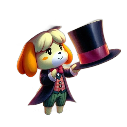 staff, hat, mask, animal transparent PNG cut-out
