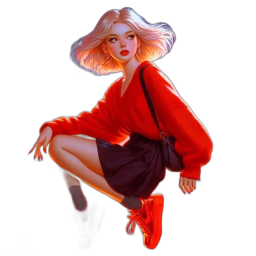 dress, hat, shoes, jacket transparent PNG cut-out