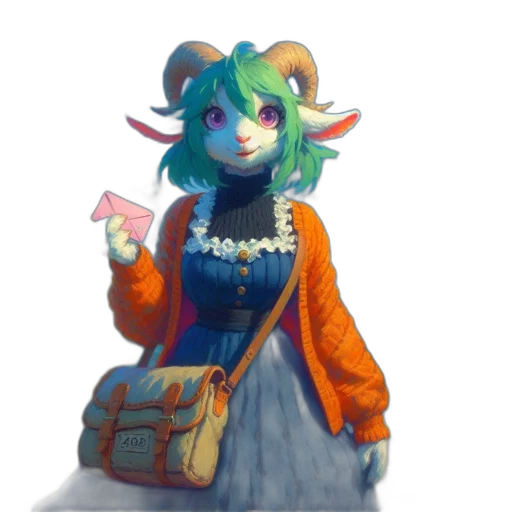 dress, staff, jacket, dragon transparent PNG cut-out