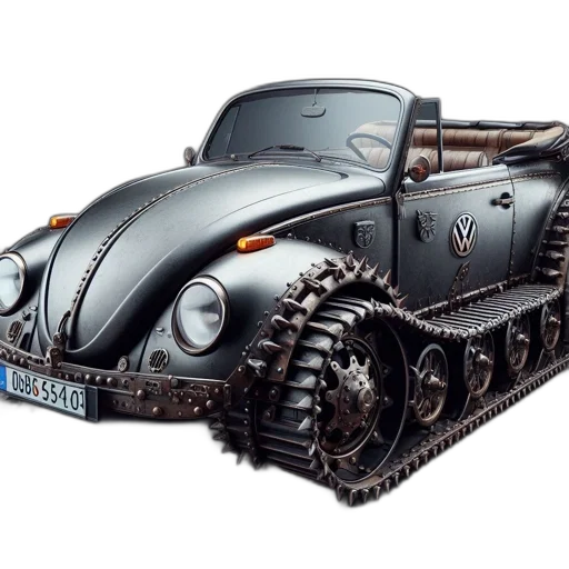 car, weapon, 3d render, concept art transparent PNG cut-out