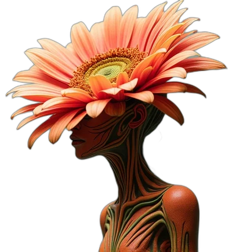 flower, crown, hat, mask transparent PNG cut-out