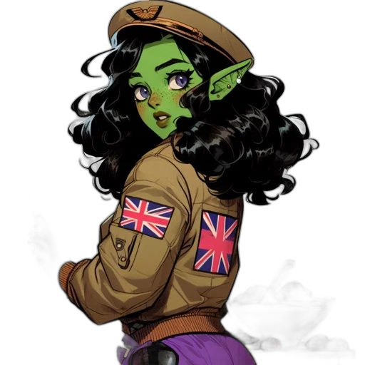 staff, jacket, fantasy art, concept art transparent PNG cut-out