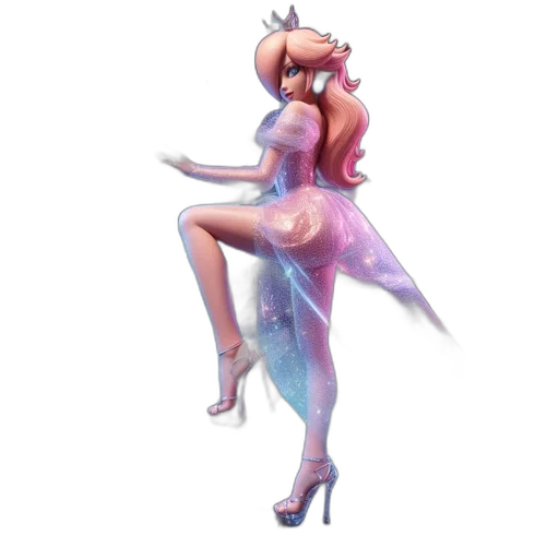 dress, staff, creature, weapon transparent PNG cut-out