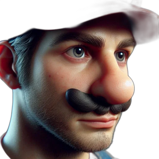 face, hat, mask, staff transparent PNG cut-out