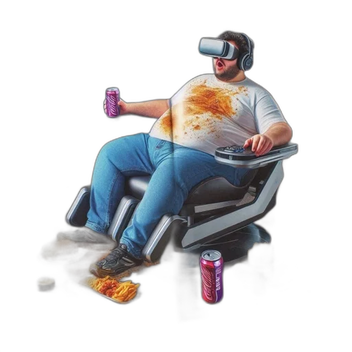 robot, cyberpunk, concept art, vaporwave transparent PNG cut-out