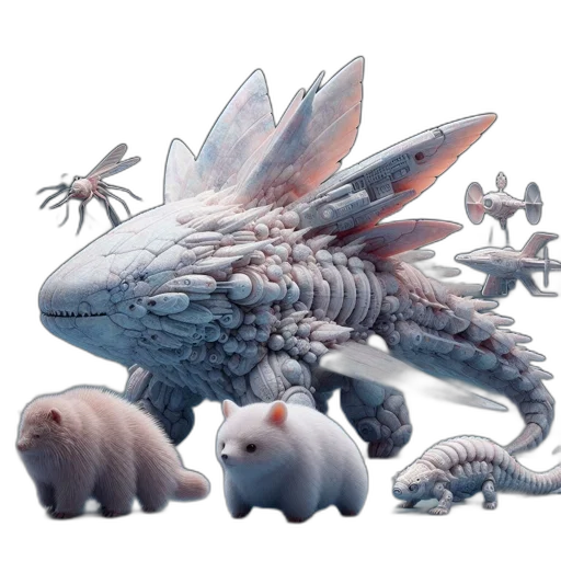 dragon, creature, animal, concept art transparent PNG cut-out