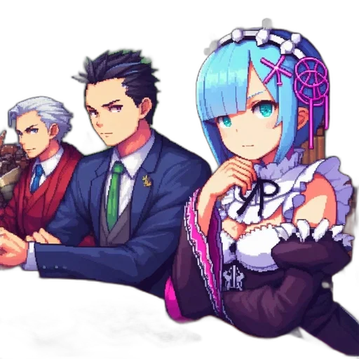 staff, dress, weapon, anime transparent PNG cut-out