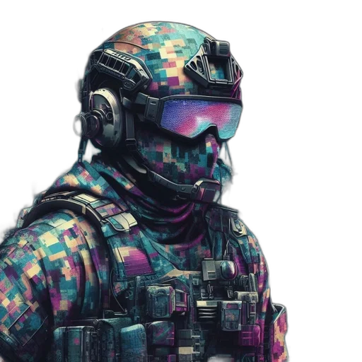 jacket, face, mask, weapon transparent PNG cut-out