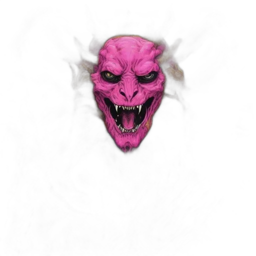 mask, dragon, creature, face transparent PNG cut-out