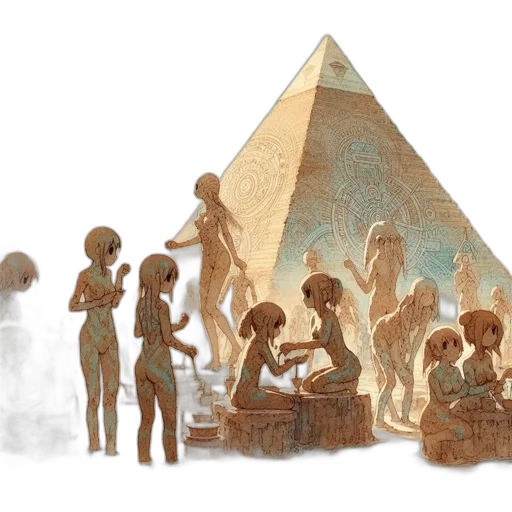 concept art, underwater, fantastical, desert transparent PNG cut-out