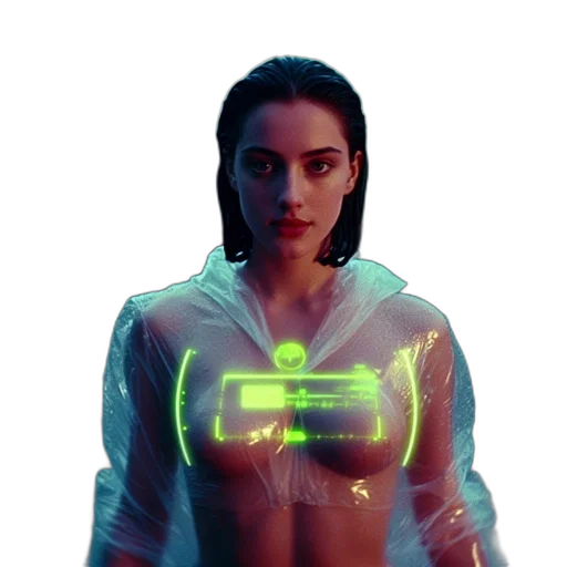 jacket, robot, jewelry, face transparent PNG cut-out