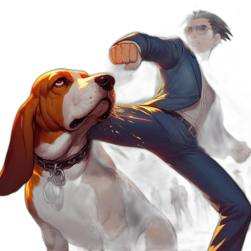 animal, jacket, creature, weapon transparent PNG cut-out