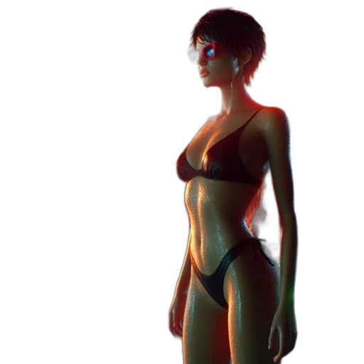 dress, robot, jacket, creature transparent PNG cut-out