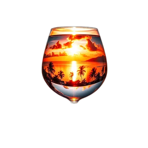 bottle, photorealistic, 3d render, oil painting transparent PNG cut-out