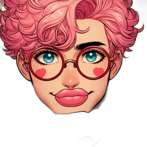 face, mask, cartoon, anime transparent PNG cut-out
