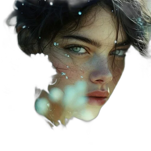 face, mask, crown, jewelry transparent PNG cut-out