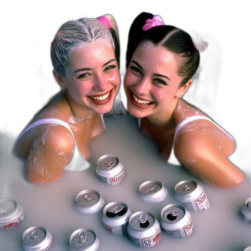 jewelry, bottle, photorealistic, vaporwave transparent PNG cut-out