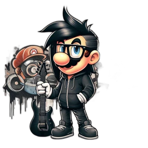 weapon, robot, staff, jacket transparent PNG cut-out