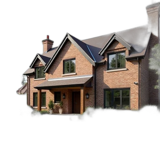3d render, photorealistic, bedrooms, detached transparent PNG cut-out