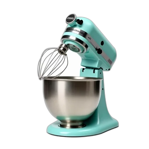 robot, food, turquoise, kitchenaid transparent PNG cut-out