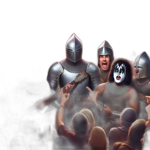 mask, sword, crown, concept art transparent PNG cut-out