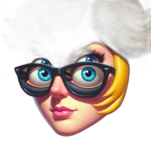 face, mask, crown, 3d render transparent PNG cut-out