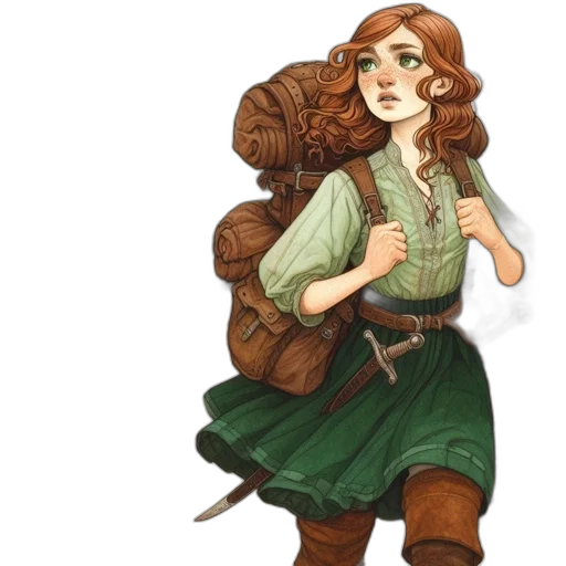 staff, dress, concept art, fantasy art transparent PNG cut-out