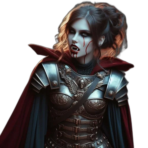 face, fantasy art, concept art, comic book art transparent PNG cut-out