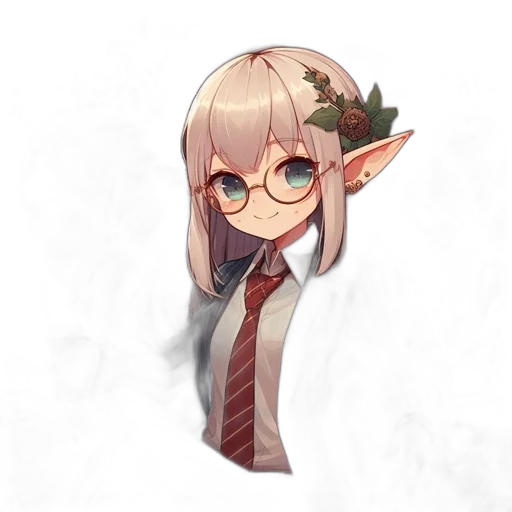 staff, flower, dragon, creature transparent PNG cut-out