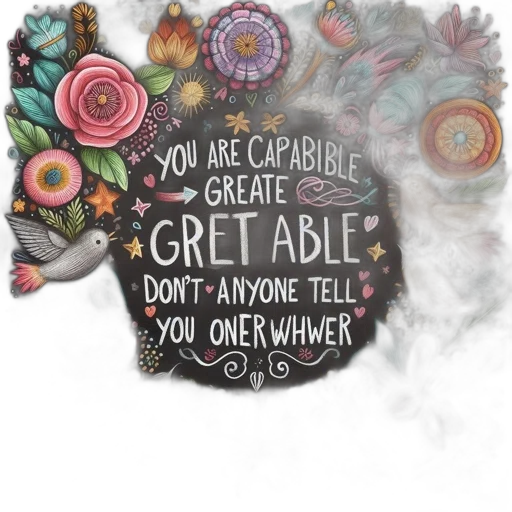 watercolor, chalkboard-background, illustration, filled transparent PNG cut-out