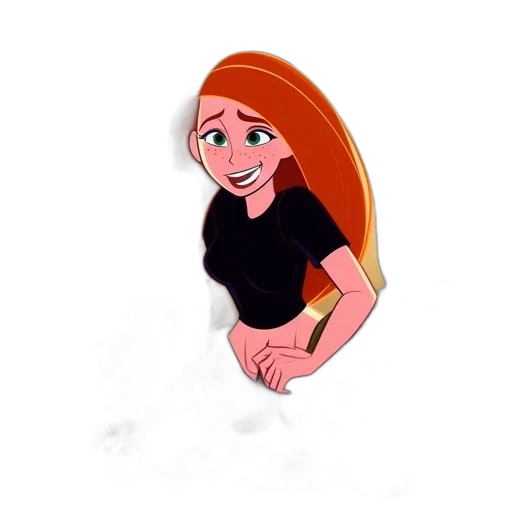 hair, face, staff, creature transparent PNG cut-out