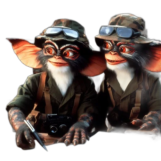 animal, mask, concept art, 3d render transparent PNG cut-out